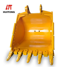 700-1000 kg de excavadora de roca cubo amarillo negro Dientes de fuerza de nuevo Q355