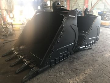 700-1000 kg de excavadora de roca cubo amarillo negro Dientes de fuerza de nuevo Q355