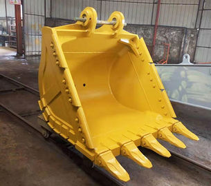Cubo de excavadora de roca 45T PC450 personalizado 2.0CBM Cubo de minería de alta calidad Venta directa de fábrica