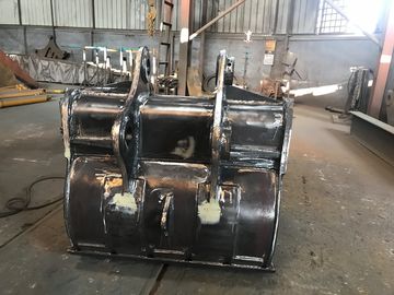 Fuerza amarillo / negro Excavadora de excavación cubo Q355/NM400/Hardox450 Nuevos dientes de trabajo pesado