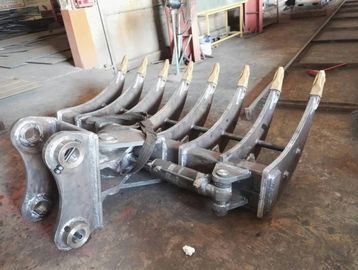 Rake de pincel de excavadora soportado por OEM para excavadora de 6T personalizable y de trabajo pesado