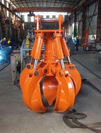 Gancho agarrador de la cáscara de Hydraulic Rotating Orange del excavador de Q345B