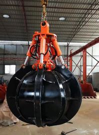 Gancho agarrador de la cáscara de Hydraulic Rotating Orange del excavador de Q345B