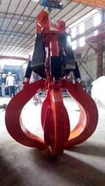 Gancho agarrador de la cáscara de Hydraulic Rotating Orange del excavador de Q345B