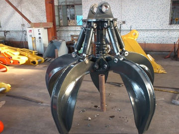 Gancho agarrador de la cáscara de Hydraulic Rotating Orange del excavador de Q345B