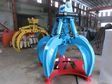 Gancho agarrador de la cáscara de Hydraulic Rotating Orange del excavador de Q345B