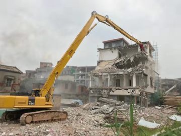 Boom de alto alcance y brazo de excavadora Construcción Demolición Extensión de brazo Boom de largo alcance para excavadora SY SK EX