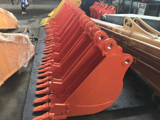 1-15 Ton Excavator Drainage Bucket 3-4 dientes para Kato HD65 HD85