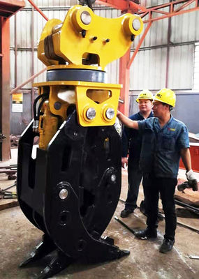 El rotor hidráulico del corte de madera del OEM ataca el excavador Bucket