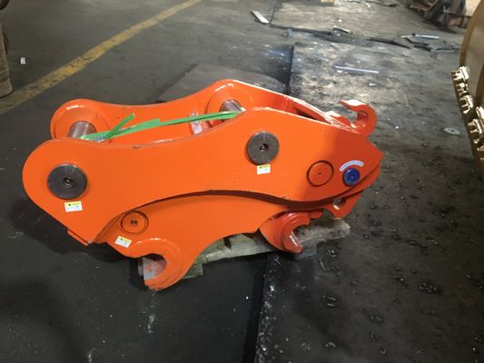 Adaptador de excavadora de diámetro personalizado de alta precisión de inclinación de enganche rápido para excavadora de 3 toneladas con precio de venta directa de fábrica