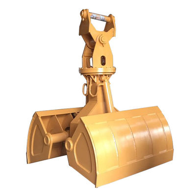 Capacidad de la excavadora Clamshell Bucket personalizado amarillo Q355B NM400/450/500 - 3-65 toneladas