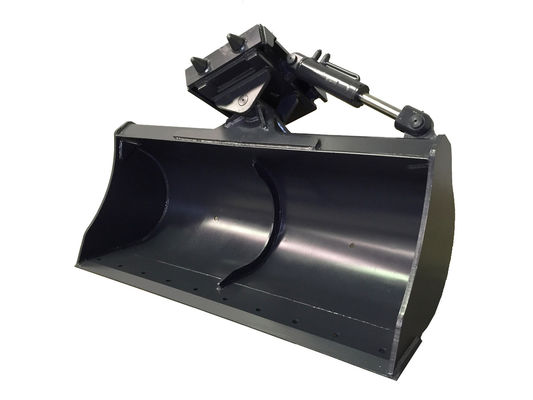 PC400 Personalizar Excavadora Cubo de inclinación 40Ton OEM 1.6M3 Cubo de limpieza de inclinación Excavadora Venta caliente HARDOX 450 Cubo