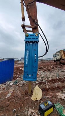 Diámetro de 175 mm OEM Martillo hidráulico de 40 toneladas Caja de excavadora Tipo rompehielos silencioso Martillo con precio de venta directa de fábrica