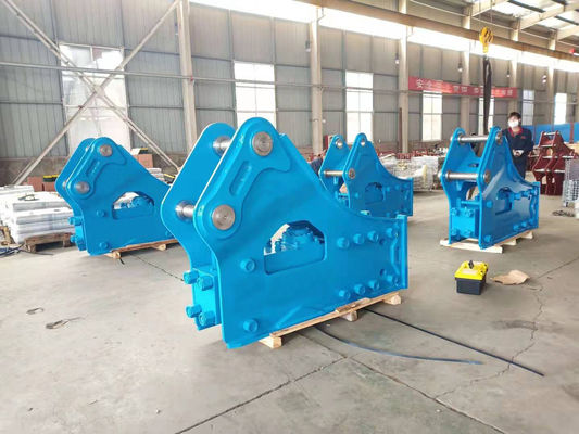 Mejor suministro Disponible de 165 mm de diámetro Martillo hidráulico de 35 toneladas Tipo de caja de excavadora Martillo rompehielos silencioso