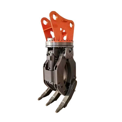 Q355B Excavadora con agarre giratorio para agarrar madera / árboles / rocas