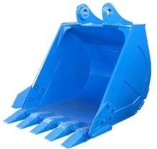 Cubo de roca de trabajo pesado Excavadora Cubo de excavación con dientes de resistencia Hardox400
