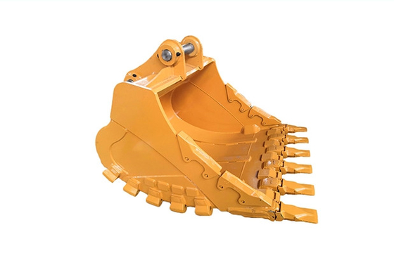 Cubo de roca de excavadora de 16 toneladas NM400 amarillo