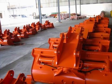 CAT325 Cubo de inclinación de gran capacidad de 25 toneladas personalizado 1.2M3 Excavadora Cubo de limpieza de inclinación de la fábrica de venta directa