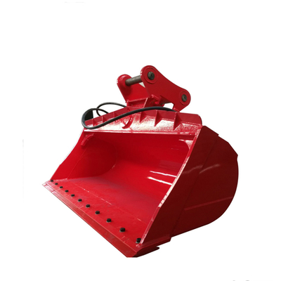 CAT325 Cubo de inclinación de gran capacidad de 25 toneladas personalizado 1.2M3 Excavadora Cubo de limpieza de inclinación de la fábrica de venta directa