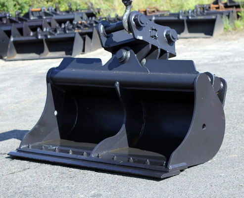 Hyundai 450 Excavator Tilt Bucket 45Ton OEM Disponible 1.8M3 Tilt Limpieza Excavator Bucket Venta en Caliente HARDOX 450 Bucket