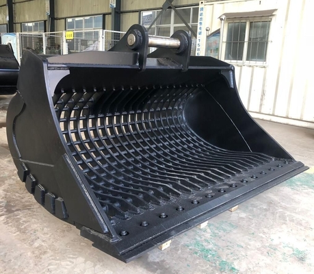 Excavadora de limpieza de zanjas Cubo Q355B de gran capacidad 1.5M3 Cubo de esqueleto Fábrica de venta directa