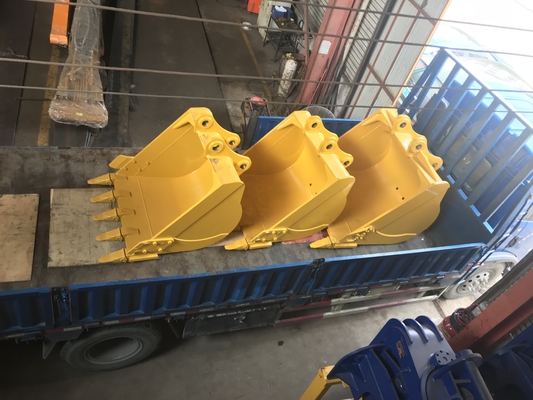 Fuerza Negro / Amarillo Bucket de excavadora de todo uso 0,25-1,4 cbm Capacidad