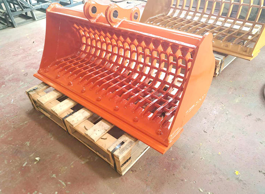 Cubo de tamiz de excavadora personalizado disponible para excavadora de 40 toneladas Esqueleto Cubo de excavadora