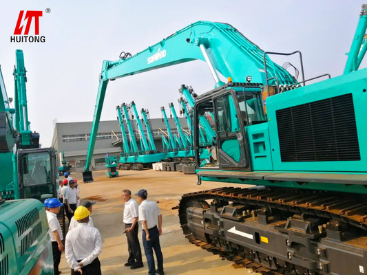 Excavador largo Booms Hydraulic del alcance de HRC40 Dx420 8 toneladas