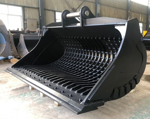 2.1M3 Cubo de tamiz de excavadora para limpieza de tramos de excavadora de 45 toneladas Cubo de esqueleto