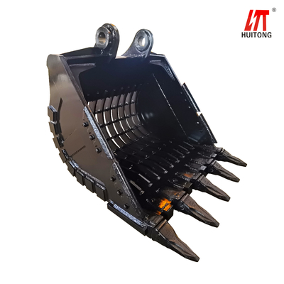 2.2M3 Excavadora cubo de tamiz para 45Ton Excavadora limpieza de tramos de esqueleto cubo fábrica de venta directa anexo