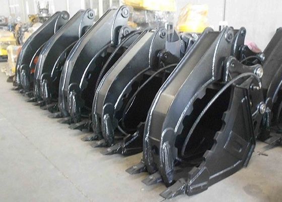 Excavadora Dedo pulgar Cubo Q355 NM400 Excavadora de 22 toneladas DH220 PC220 para el manejo de residuos de construcción de madera