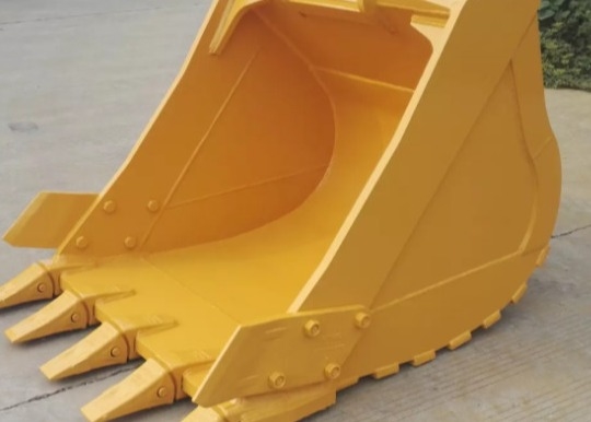 0.25-1.4cbm Capacidad 220-1150kg Excavadora cubo Negro Amarillo Color