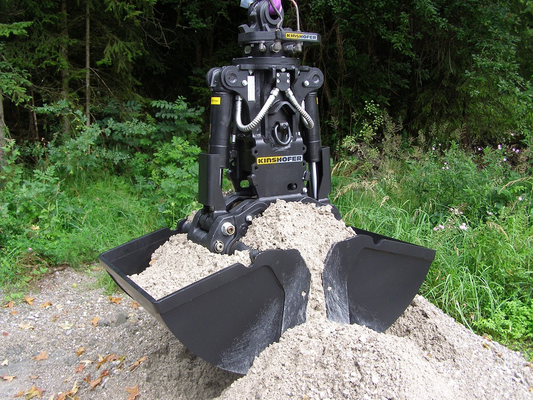 Maquinaria de construcción Clamshell Bucket Capacidad personalizada para excavadoras.