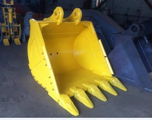 Fuente de energía de la excavadora amarilla con el nuevo Q355