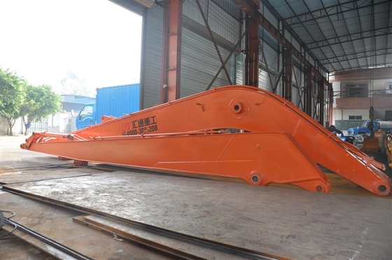 Amarillo Q355B Boom de excavadora de largo alcance para operaciones mineras Demolición Certificado ISO 9001