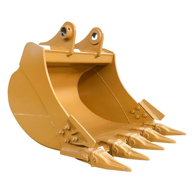 220kg-1150kg Negro amarillo Excavadora de propósito general cubo con capacidad y peso