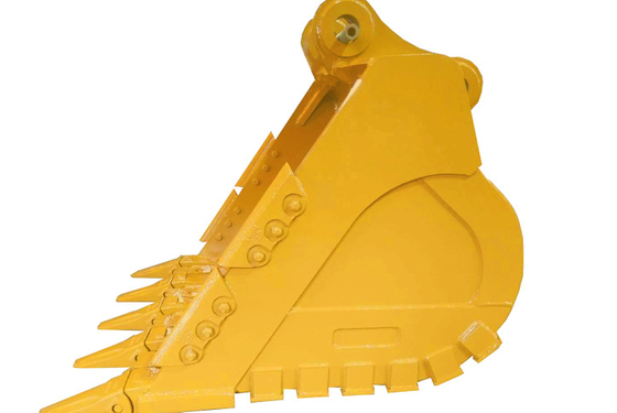 Cubo de excavadora Q355B NM450 de trabajo pesado con dientes de roca 1.5cbm Capacidad de corte 1200mm