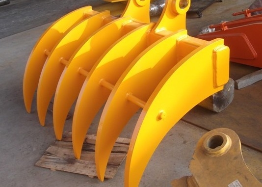 6 10 20 toneladas mini excavadora de hojas de rastrillo cubo de raíz de rastrillo grabador para Ex200 ZX210 excavadora