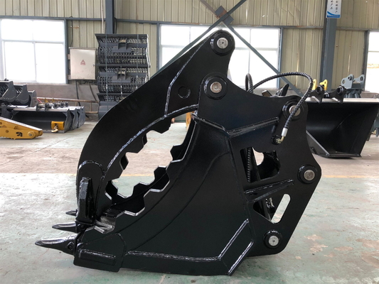 OEM 30Ton de gran capacidad de excavadora personalizada de bolsillo de pulgar para CAT330 Adjunto de agarre Q355B / NM400 / HARDOX 450