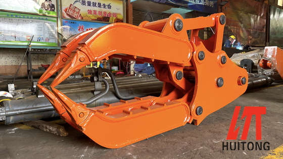 Tipo de excavadora manual de 20 toneladas Máquina de granja Log Grapple 2.2M Abertura de mandíbula Q355B/NM400/HARDOX450 Producto con y OEM