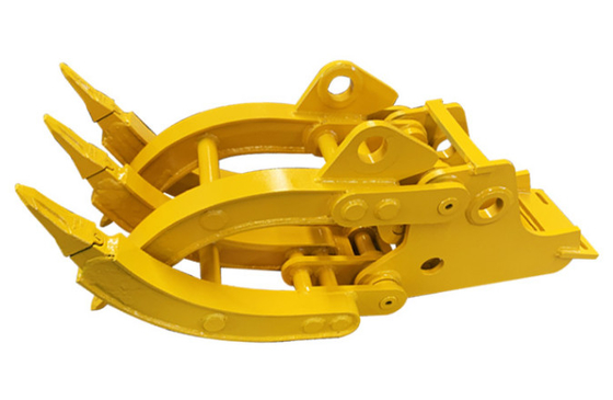 Tipo de excavadora manual de 20 toneladas Máquina de granja Log Grapple 2.2M Abertura de mandíbula Q355B/NM400/HARDOX450 Producto con y OEM