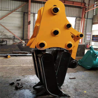 Sistema de rotación no rotativo Producto de excavadora de 9 toneladas tipo manual de agarre de tronco Garrejo de madera con mandíbula abierta personalizado