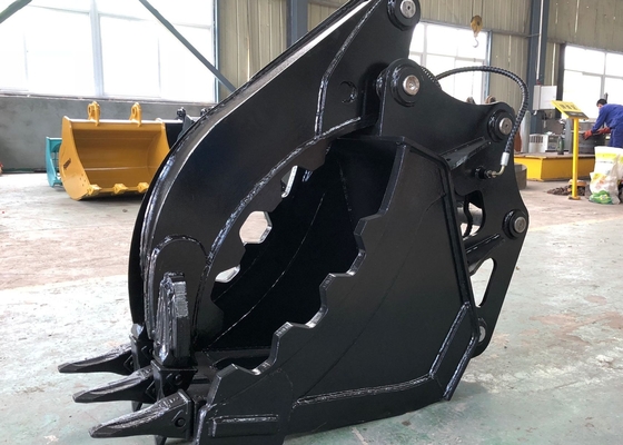 Tamaño personalizado Excavadora Hidráulica Bucket Dedo Pulgar para agarre de troncos y asequible