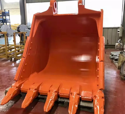 Cubo de recolección de roca de trabajo pesado con dientes avanzados y de fuerza