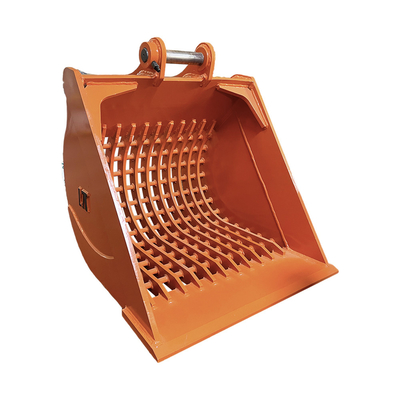 22 toneladas PC220 Cubo de excavadora Q355B personalizado 1.1M3 Cubo de esqueleto para limpieza de latas