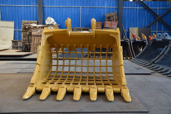 Excavadora Cubo de esqueleto 21-24 toneladas Excavadora 1.1m3 SK220 SH230 EX220 para la limpieza de piedras
