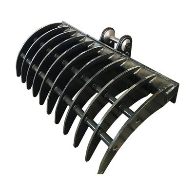 Excavadora Rake Excavadora de suelo 3T Mini Excavadora personalizada Excavadora Root Rake Adjunto Fabrica hecha en venta caliente
