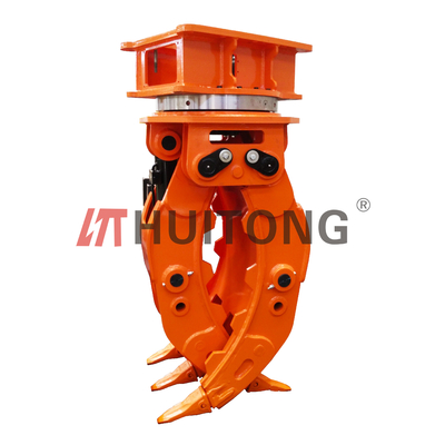 Excavadora de 36 toneladas 360Rotating tipo hidráulico de agarre de tronco de control personalizado producto de agarre de madera