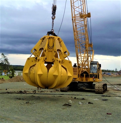 Durabilidad Grabador de pelar naranja con color personalizable Cuatro o cinco garras Forma 380-2250kg Peso