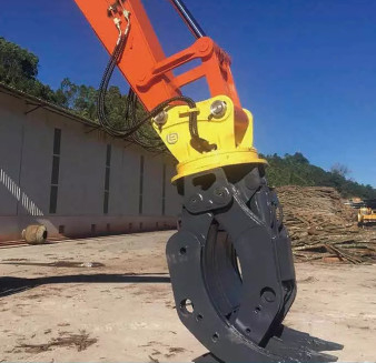 Excavadora de 36 toneladas 360Rotating tipo hidráulico de agarre de tronco de control personalizado producto de agarre de madera